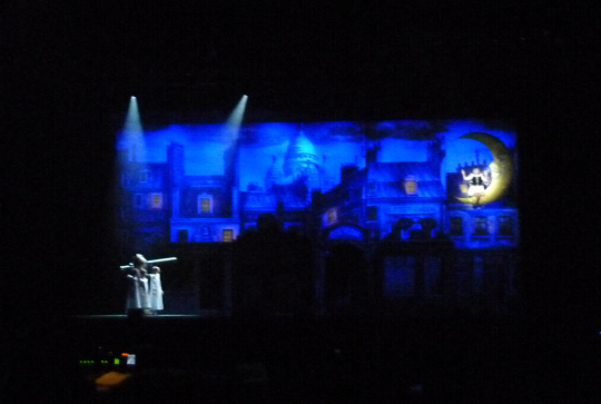 Marie-Rose sur la lune