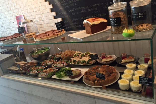 Sugar BLUE Café : vitrine