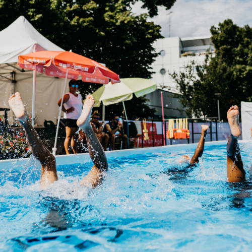 Baignade au Centre sportif Elisabeth