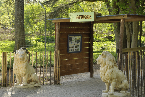 Parc des félins : entrée