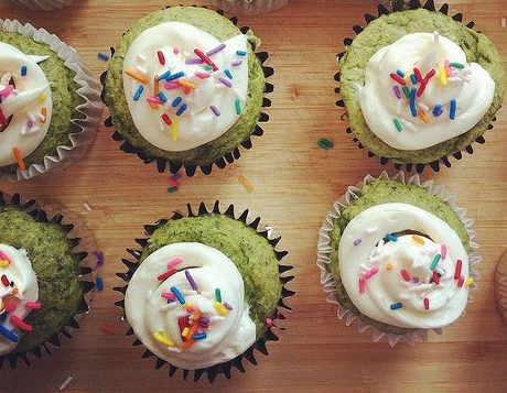 Cupcakes aux épinards
