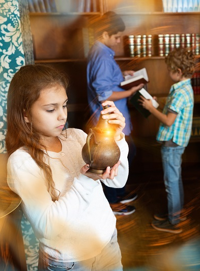 Enfants dans un escape game
