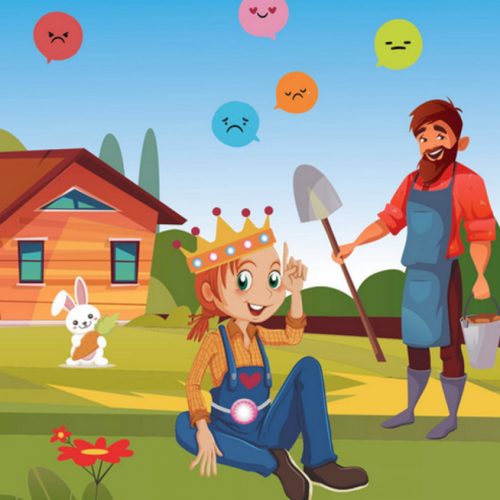 Ville de Villeneuve d'Ascq : Affiche illustrée du spectacle "Au pays des émotions"