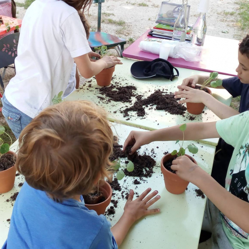 Atelier jardinage pour les minots