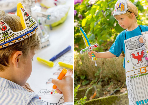 Déguisements à colorier