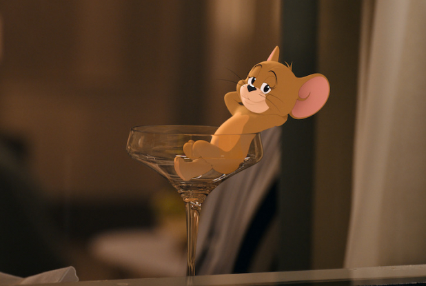 Tom & Jerry, le film : coupe de champagne