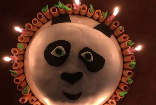 Gâteau panda