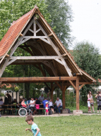 En famille au Musée de Plein Air