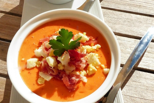 Salmorejo à l'andalouse