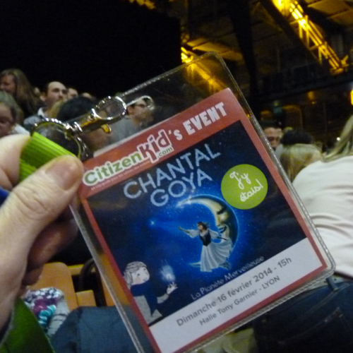 Backstage avec Chantal Goya