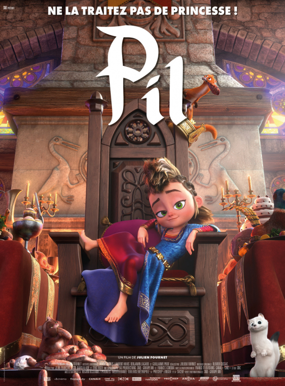 Les Aventures de Pil : affiche trône