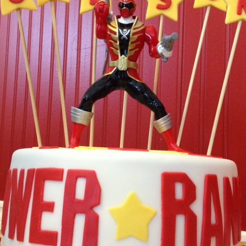 Anniversaire enfant Power Rangers - Gâteau de Sugar Love Cake Design