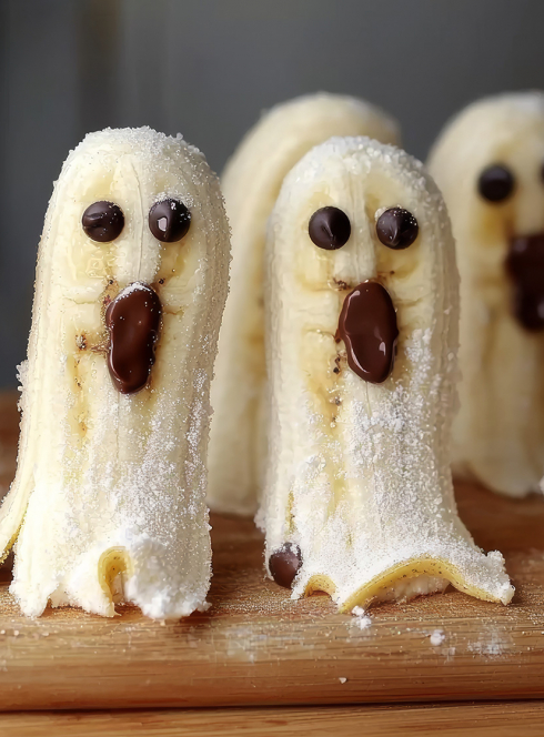 Recettes de banannes fantôme pour Halloween