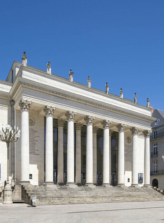 Théâtre Graslin à Nantes : la façade