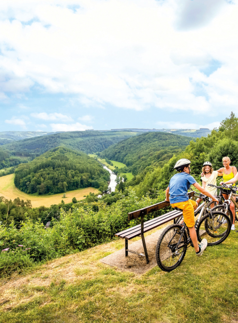 Wallonie : panorama sur le 'Tombeau du Géant'