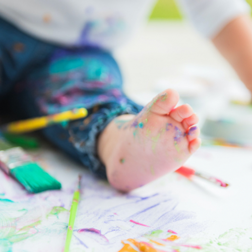 Activités sciences tout-petits : peinture