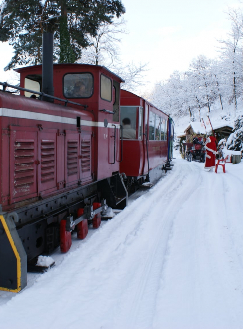 Train père Noël Parc des Combes 2022