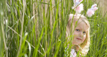 Chasse aux oeufs de Pâques