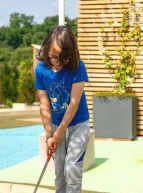 Enfants au Golf Practice Academy de Mérignac