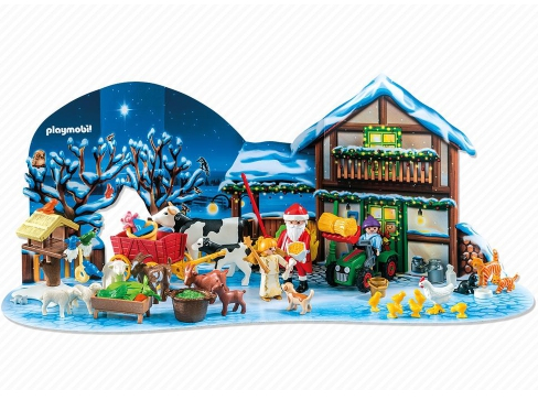 Calendrier de l'Avent ferme de Noël