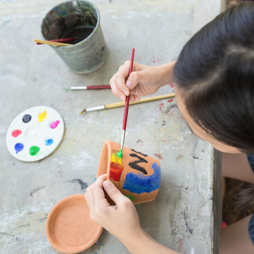 Atelier bricolage : je fabrique et décore mes cache-pots