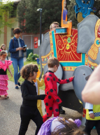 Carnaval de Toulouse : enfants en Ladybug