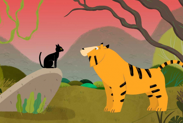 Chats par-ci, Chats par-là : tigre