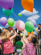 Week-end des enfants au Domaine de Chantilly - Lâcher de ballons