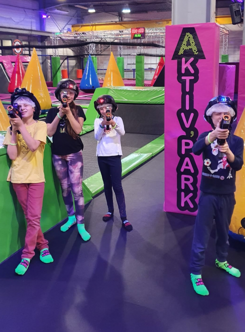 Aktiv'Park : laser game sur trampoline