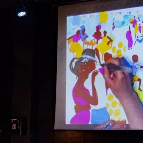 Lecture dessinée à Atlantide