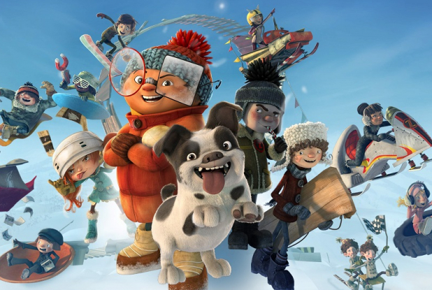 La Bataille géante de boules de neige 2 - L'incroyable course de luge : groupe