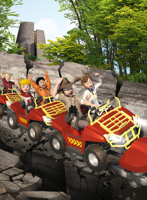 Attraction Namazu à Vulcania