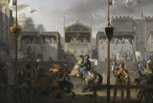 Revoil - Un tournoi au XIVe siècle