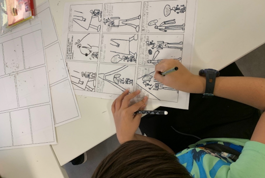 Cité internationale de la bande dessinée et de l'image : atelier enfants