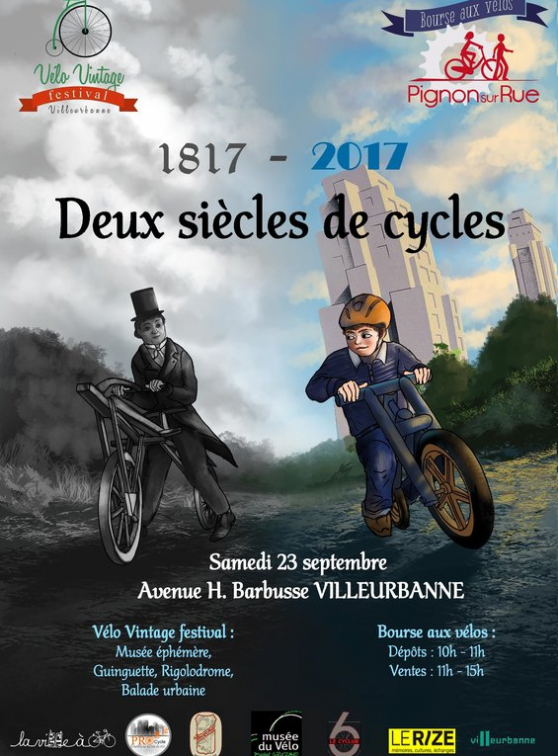 Vélo vintage Festival - Affiche officielle.