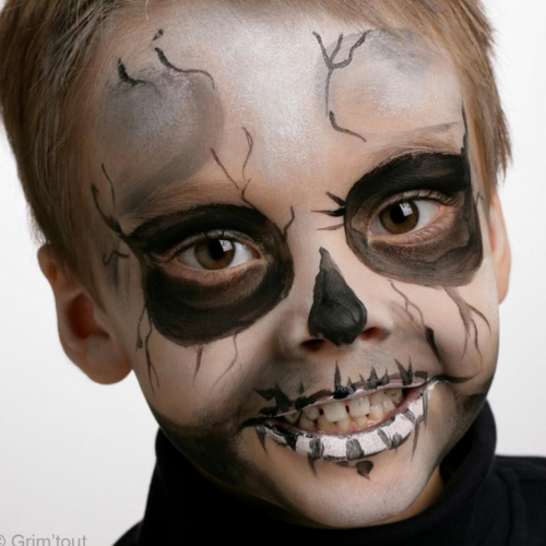 Maquillage Halloween avec Grim'tout