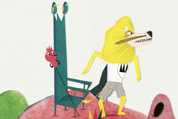 La Cabane aux oiseaux : lion