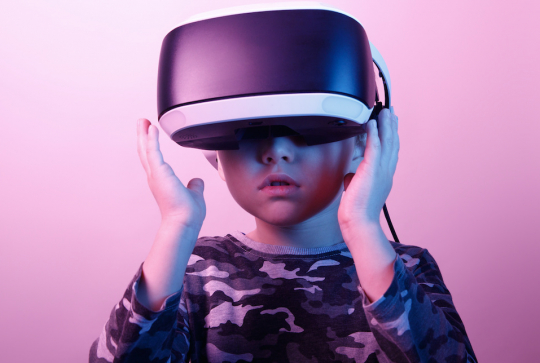 Casque de réalité virtuelle enfants