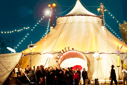 Aller au cirque pour le réveillon