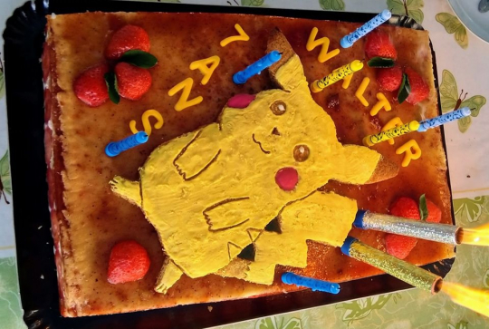 Gâteau Pïkachu en pain d'épice