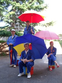 Les Hommes en bleu - Collectif artistique EutectiC