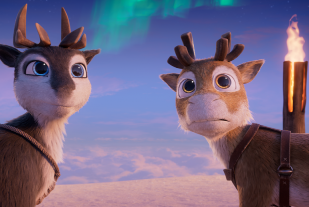 Niko le petit renne, mission Père Noël : flambeau sur le dos