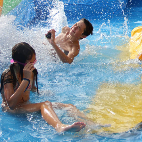 L'Île aux pirates - Parc de loisirs de la Turballe : jeux d'eau