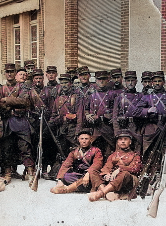 Fort de Bron Photo soldats