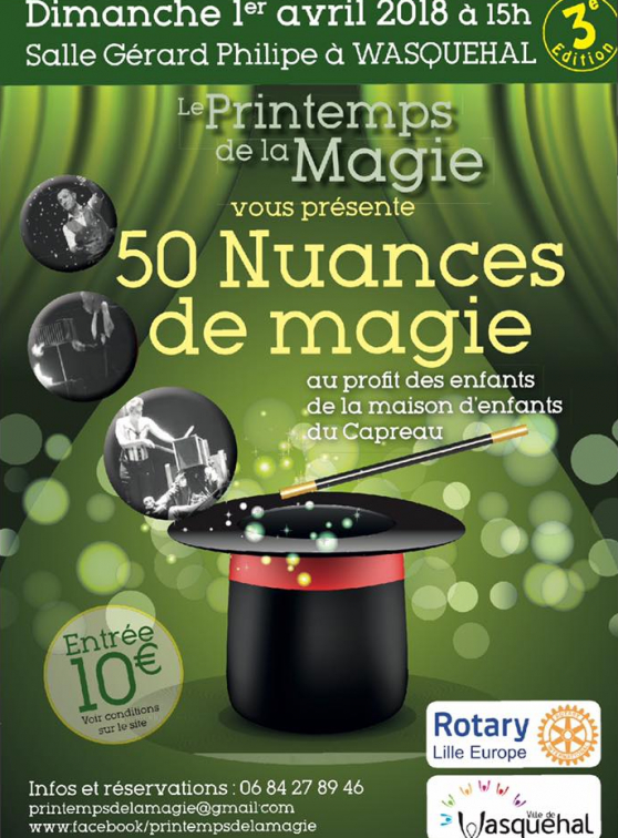 Printemps de la Magie - Affiche 2018