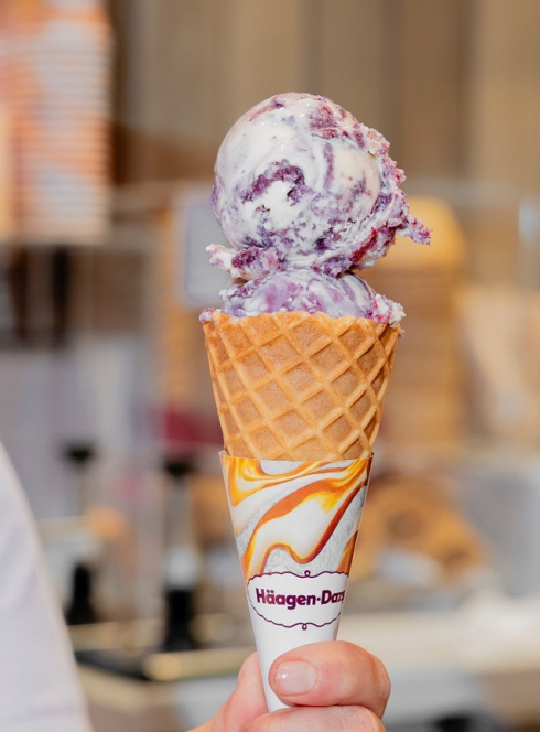 Häagen-Dazs : Cornet de glace