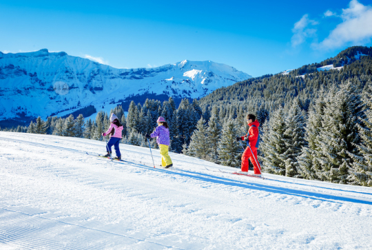 Top des activités neige à tester en famille à la montagne sans skier : ski de fond