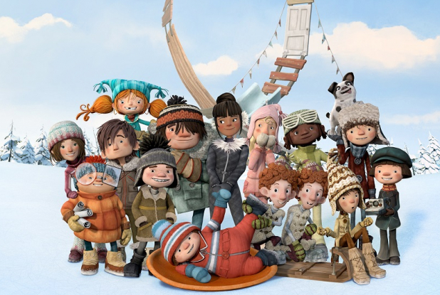 La Bataille géante de boules de neige 2 - L'incroyable course de luge : photo de groupe