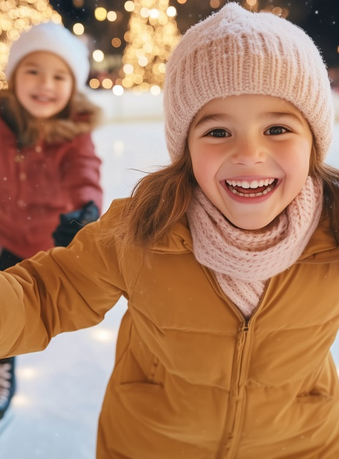 Patinoire pour Noël à Qwartz