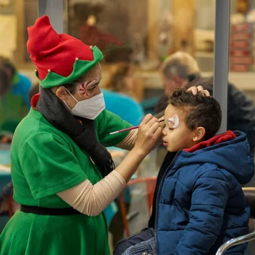 Le Noël de L'Envol des Pionniers : maquillage